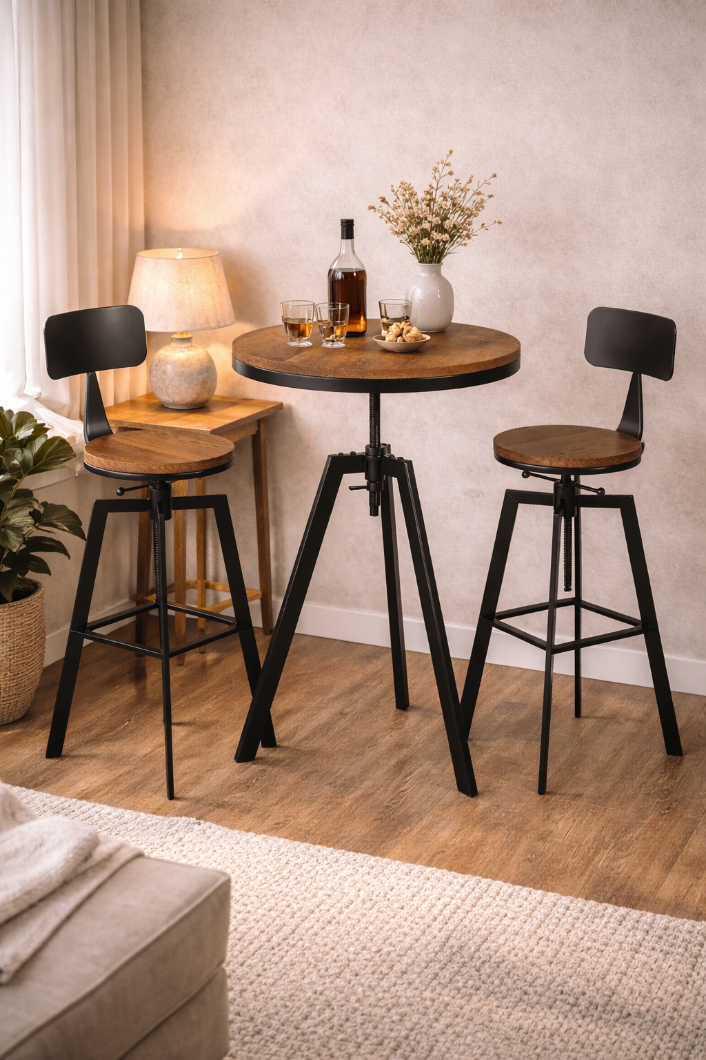 Artiss Café-Style Bar Table & Stools